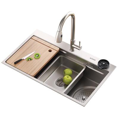 SWOIL日式大单槽洗菜盆304不锈钢