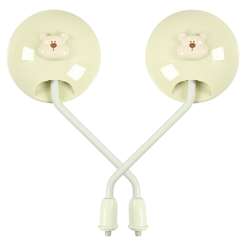 电动车后视镜适用爱玛雅迪台铃通用大视野电瓶车反光镜子倒车镜子