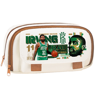 NBA篮球明星同款笔袋高颜值科比库里学生大容量铅笔盒文具收纳袋