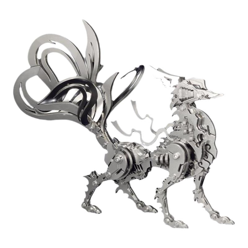 钢魔兽3d立体全金属拼装模型diy机械创意积木高难度玩具生日礼物