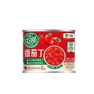 中粮屯河番茄丁内蒙新疆番茄罐头健康西红柿块自然成熟家用酱切块