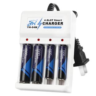 5号7号大容量电池通用多功能充电器套装可充电钟表玩具电视遥控器