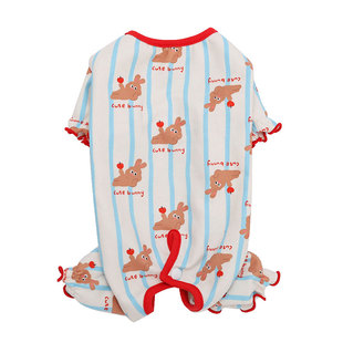 猫咪衣服防掉毛护肚衣猫猫小猫绝育母猫宠物薄款全包四脚狗狗睡衣