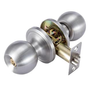 固安居三杆球形锁塑钢门锁家用卫生间老式三柱圆球锁子通用型锁具