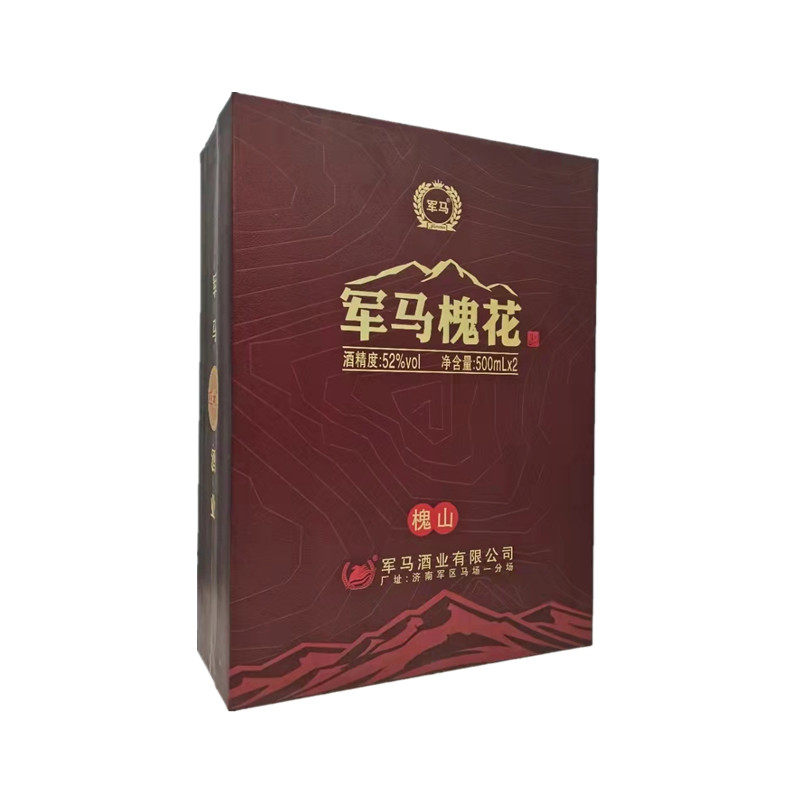 军马500ml槐花香酒礼盒