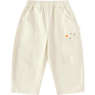 【balaOne】巴拉巴拉童装儿童长裤男女童2026新款春装宽松萝卜裤