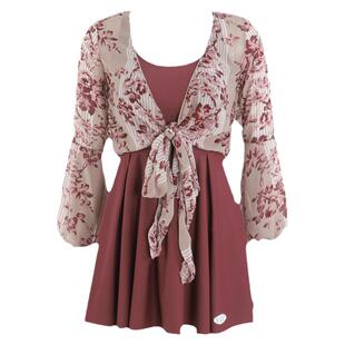 泳衣女绝美泡温泉分体裙式三件套保守遮肚显瘦c2025年新款性感