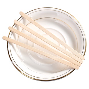 木质咖啡搅拌棒热饮调羹木头搅拌棍热狗棒奶粉调棒长9/11/14/19cm