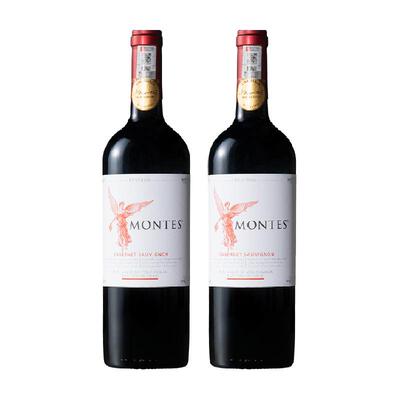 montes天使珍藏赤霞珠红酒2瓶