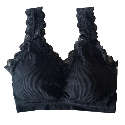 宽肩带聚拢黛美芮裹胸美背内衣