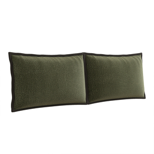 侘寂风床头靠垫新中式民宿床头软包靠背悬浮床榻榻米卧室定制靠枕