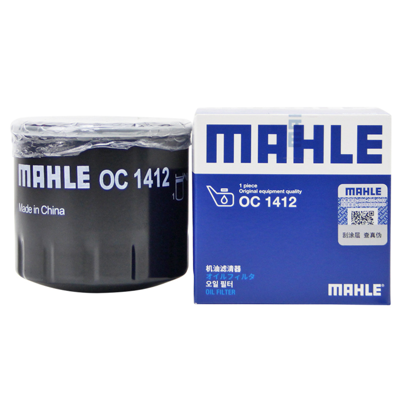 马勒OC1412适配传祺GS3 GS4 GS5 GS7 GS8影酷机滤机油滤芯格清器
