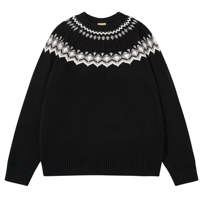 RBM美式复古设计感舒适针织毛衣