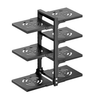 日本锅具收纳架多层锅架2025新款厨房置物架省空间台面专放锅架子