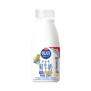 光明优倍低温巴氏杀菌鲜牛奶185ml*12瓶早餐奶鲜奶新鲜配送冷藏