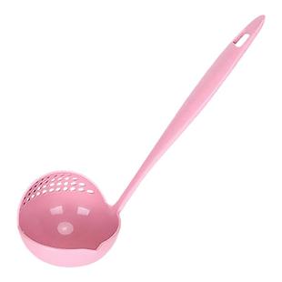 漏勺家用厨房捞勺二合一漏勺火锅汤勺小号笊篱过滤勺长柄餐具塑料