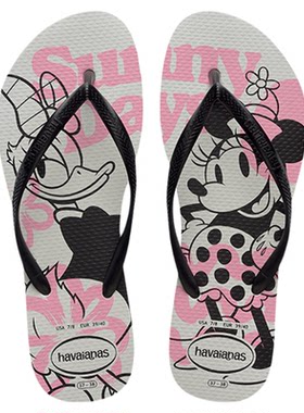 Havaianas哈唯纳2026年春夏新款迪士尼联名款人字拖海边外穿拖鞋