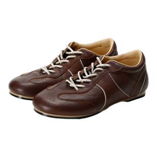 头层植鞣牛皮~冉言2025秋新款德训鞋女真皮运动休闲鞋平底鞋