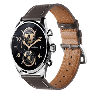 适用万宝龙智能手表Montblanc SUMMIT3 2 1 Lite商务牛皮快拆表带