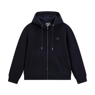 Kappa卡帕女装2025冬季新款时尚舒适百搭针织连帽外套K0F82MK21