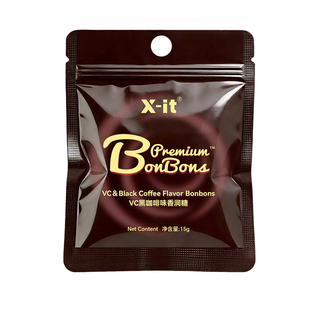 imint冰咖啡黑咖风味富含VC香润糖上班开车xit润喉糖常备便携装J