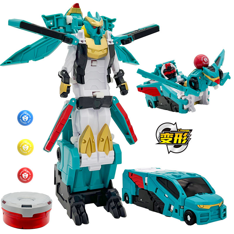 正版盟卡车神之魔幻对决魔幻元珠机神机神圆珠狮鹫骑士男孩玩具w