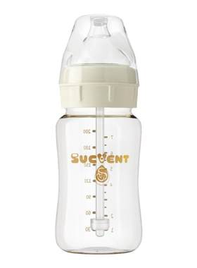 sucvent/舒婴母乳混合【精细化喂养】防呛奶瓶新生儿玻璃防胀气