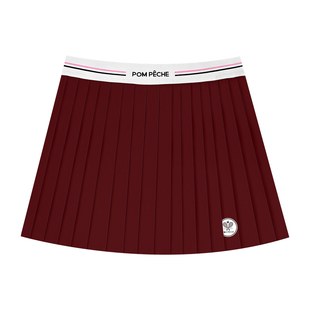 PomPeche彭派奇网球裙穿搭短裙百褶裙女款运动网球裙套装背心上衣