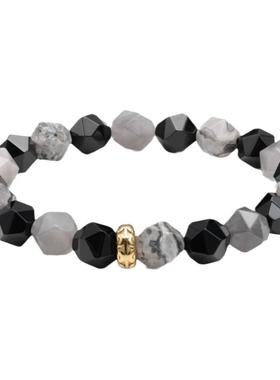 情侣送礼中性潮酷天然石手串