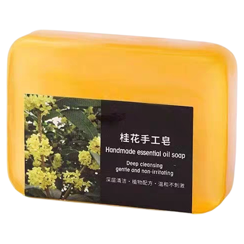 桂花香皂精油皂持久留香高档男女手工洗澡专用浓香型香水洗脸除螨