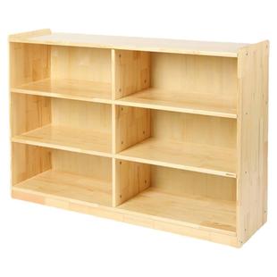 幼儿园柜子实木玩具柜蒙氏教具柜儿童书包柜置物架储物收纳区角柜