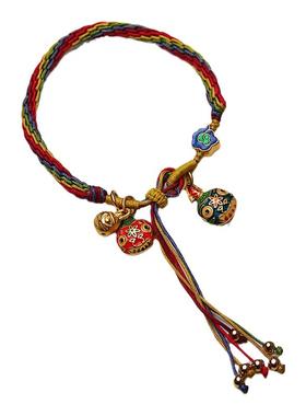 承李李原创设计银烧蓝编织手链