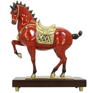 《皇家唐马》全铜马到功成办公室电视酒柜装饰摆件礼品招财生肖马