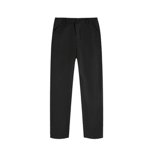 男童西装裤子黑色直筒儿童西裤男孩校服春秋英伦风小学生演出礼服