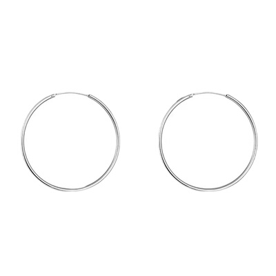 LUCK夸张银女无百搭银饰耳环