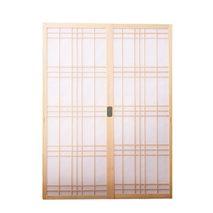 定做日式榻榻米异形格子门和室格子窗吊轨樟子门房间隔断推拉门