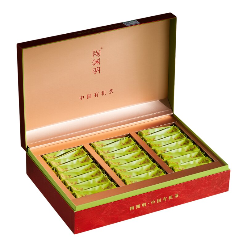 陶渊明有机正山小种茶叶4国认证有机武夷山红茶礼盒装官方旗舰店