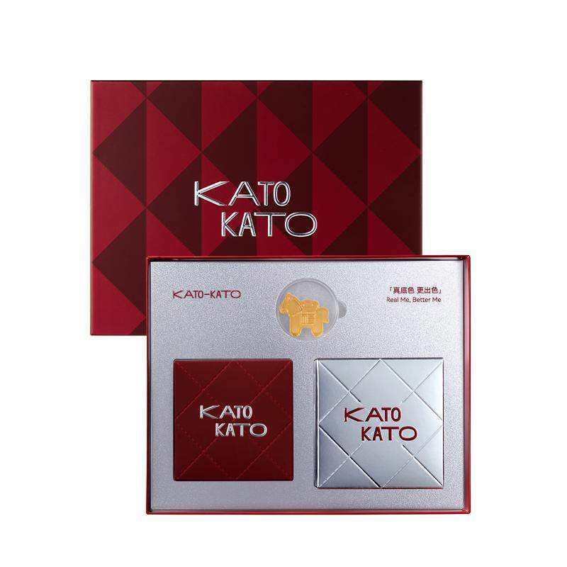 【臻金礼盒】kato持妆中性气垫粉底液粉饼礼盒控油定妆持妆送礼