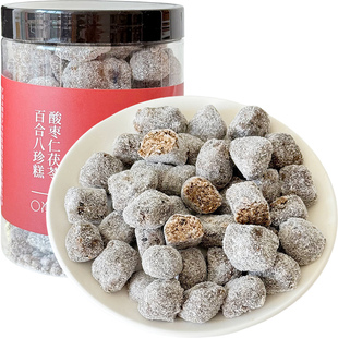 酸枣仁茯苓百合八珍糕无糖精山药芡实膏茨实糕软糕点心健康零食品