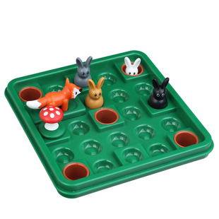 跳跃吧小兔子蹦蹦跳与狐狸儿童思维训练睡美人桌游益智力游戏玩具