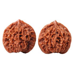 特大红皮老树老核文玩满天星核桃手把件密纹细选把玩狮子头麻核桃