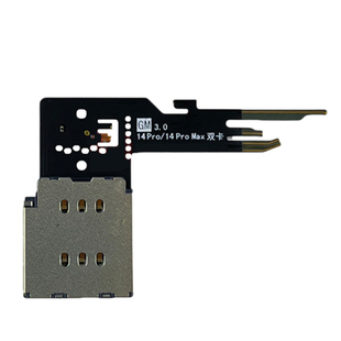 美版iPhone14promax改双卡槽排线GM苹果14pro卡贴双卡双待维修pm