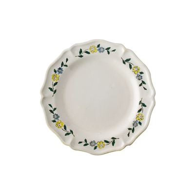 日本制StudioM花型陶瓷餐盘碗碟