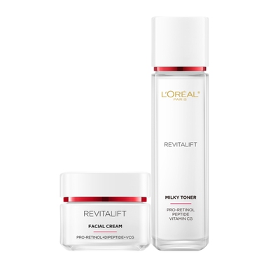 【直播间立即抢购】欧莱雅复颜套装面霜积雪草滋润抗老紧致淡纹