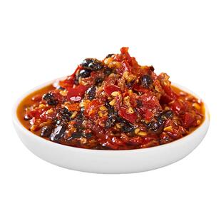 一遍红豉香朝天椒280g瓶剁椒酱蒜蓉辣椒酱拌饭拌面酱家用下饭酱料