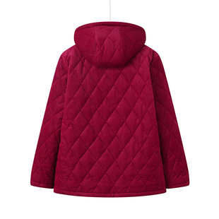 特胖奶奶大码加绒棉袄肥妈妈宽松遮肚衣服中老年人女冬保暖厚外套