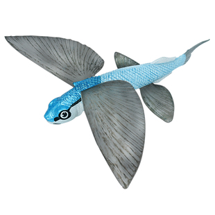 林畅模玩儿童海洋鱼类玩具飞鱼模型深海生物仿真海底动物男孩认知