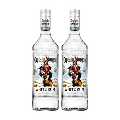 双瓶装！摩根船长白朗姆酒700ml