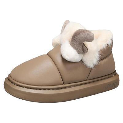 【明星同款】JEEP冬天加绒雪地靴