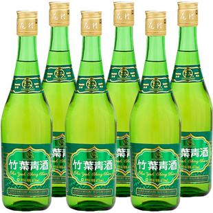 竹叶青酒山西杏花村汾酒玻竹38度475ml*6瓶露酒光瓶酒非整箱